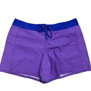 Tommy Bahama Mens Size XL Blue Pink Chevron‎ Print Swim Trunks